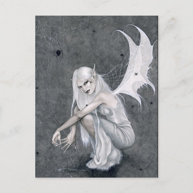 Postal de seda de los hilos (Anverso)