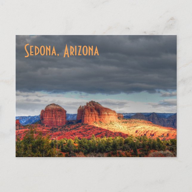 postal de Sedona, Arizona (Anverso)