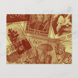Postal de sellos antiguos
