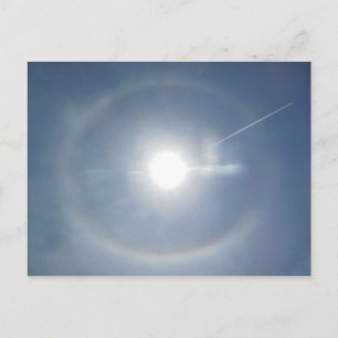 Postal de senda de condensación de Sun Halo