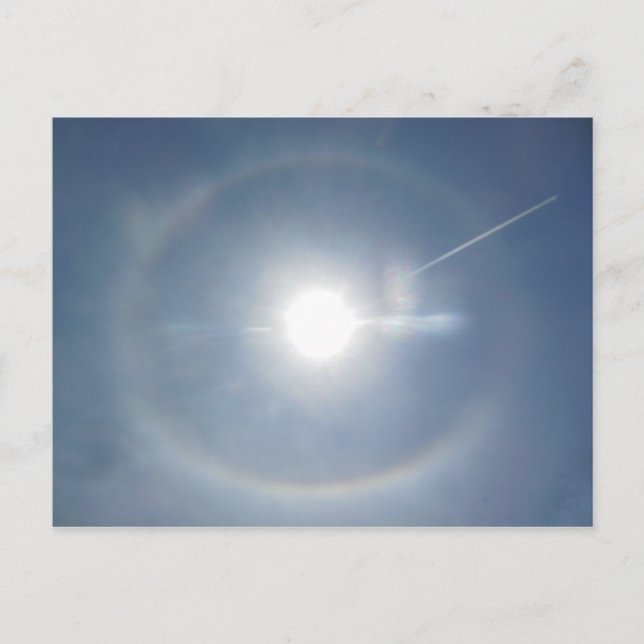 Postal de senda de condensación de Sun Halo (Anverso)