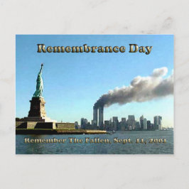 Postal De sept. del día de la conmemoración el 911 11,