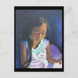 Postal de septiembre 2: Chica leyendo el CENTRO BR