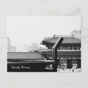 postal de seúl corea