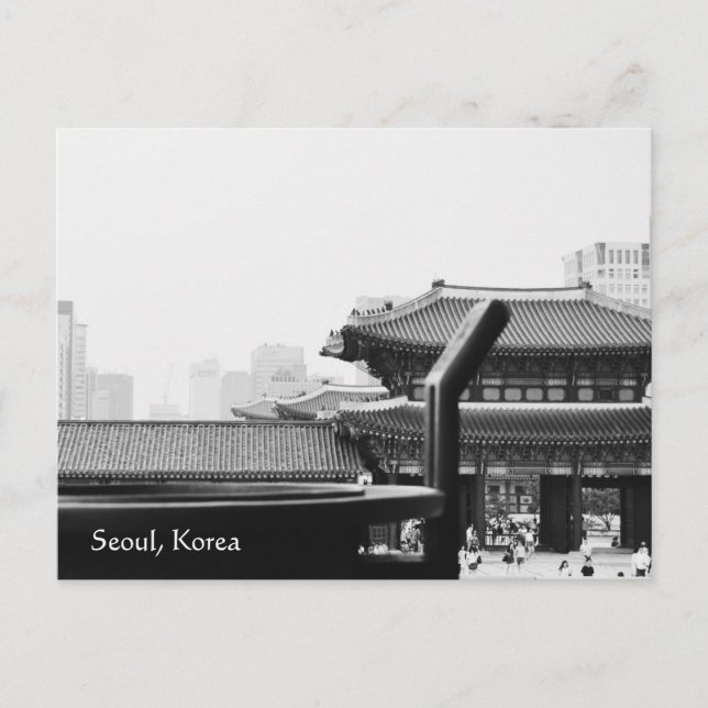 postal de seúl corea (Anverso)
