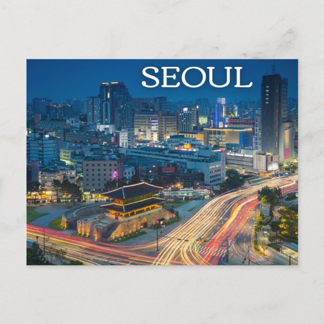 Postal de Seúl, Corea del Sur (Anverso)