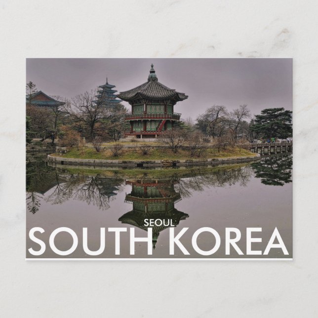 Postal de Seúl, Corea del Sur (Anverso)