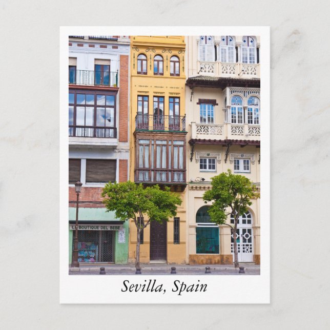 Postal de Sevilla, España (Anverso)