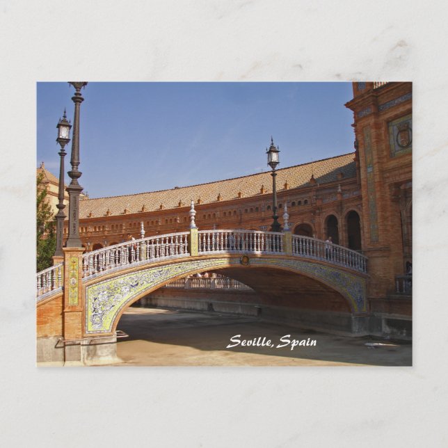 postal de Sevilla, España Square (Anverso)