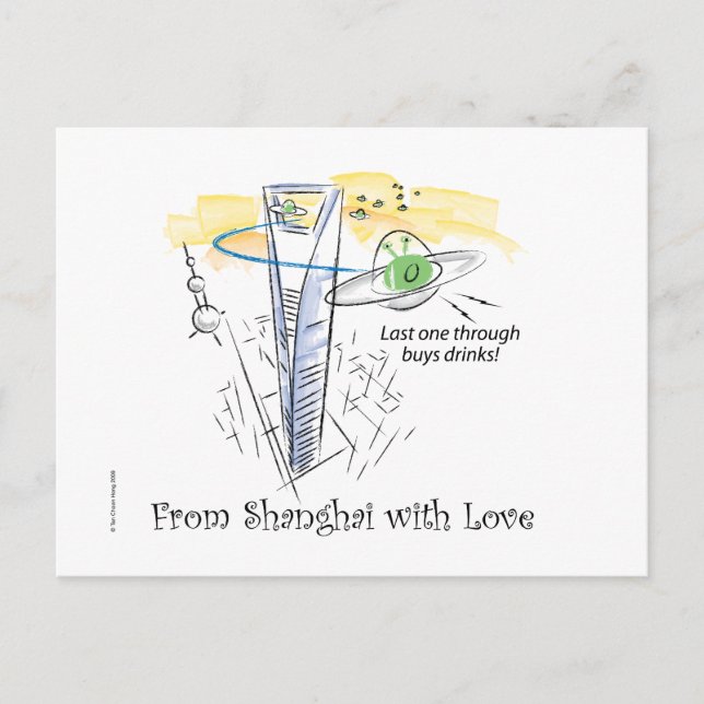 Postal De Shanghai con amor (Anverso)