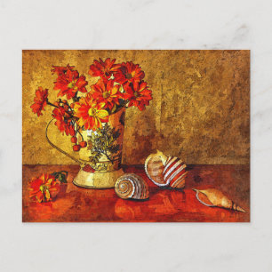 Postal de shell de Naranja quemado