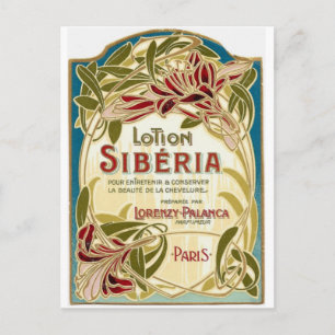 Postal de Siberia de la loción