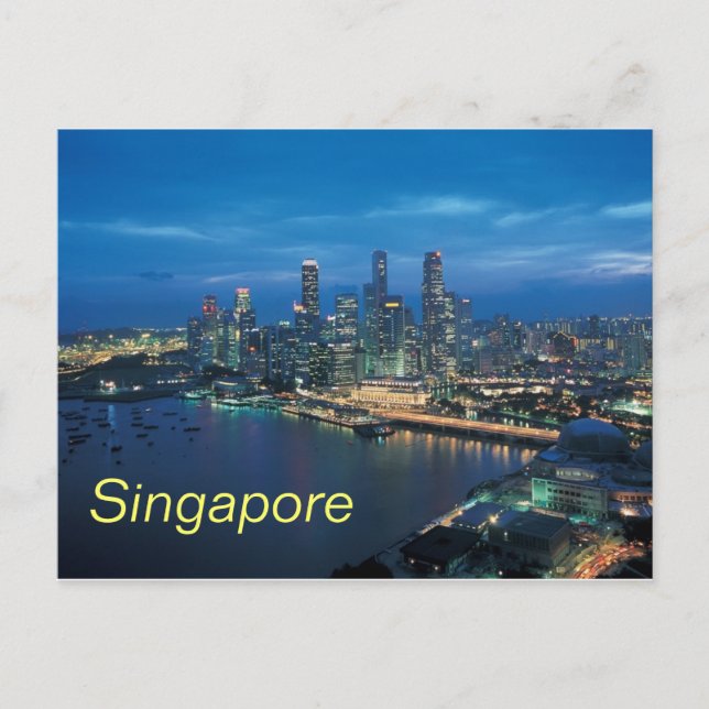 postal de Singapur (Anverso)