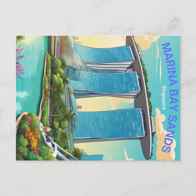 postal de Singapur (Anverso)