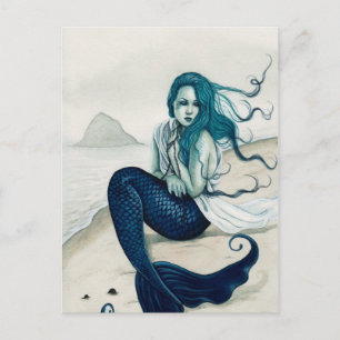 Postal de sirena de barrido de viento