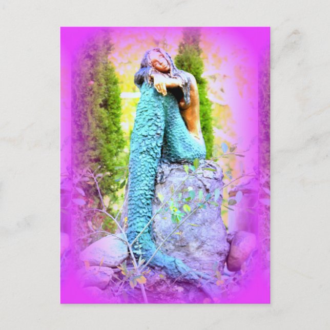 postal de sirena de soñación diurna (Anverso)