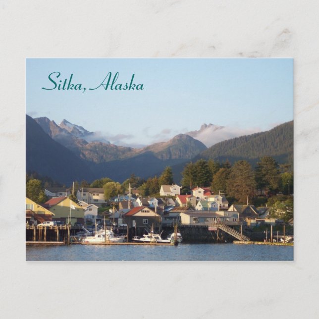 Postal de Sitka (Anverso)