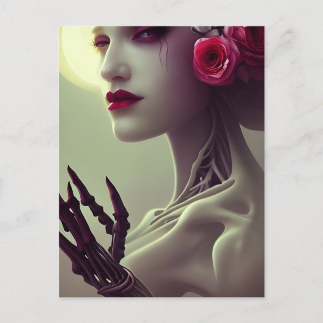 Postal de Skeleton Bone Woman (Anverso)