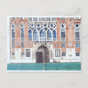 Postal de sketch de Venecia