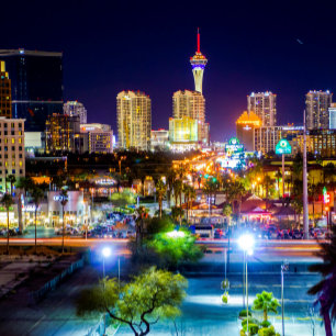 Postal de Skyline de Las Vegas