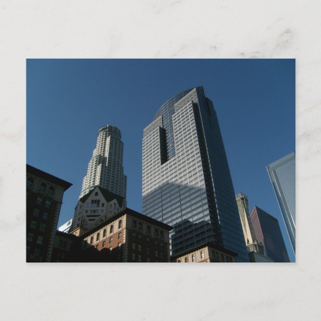 Postal de Skyline de Los Ángeles (Anverso)