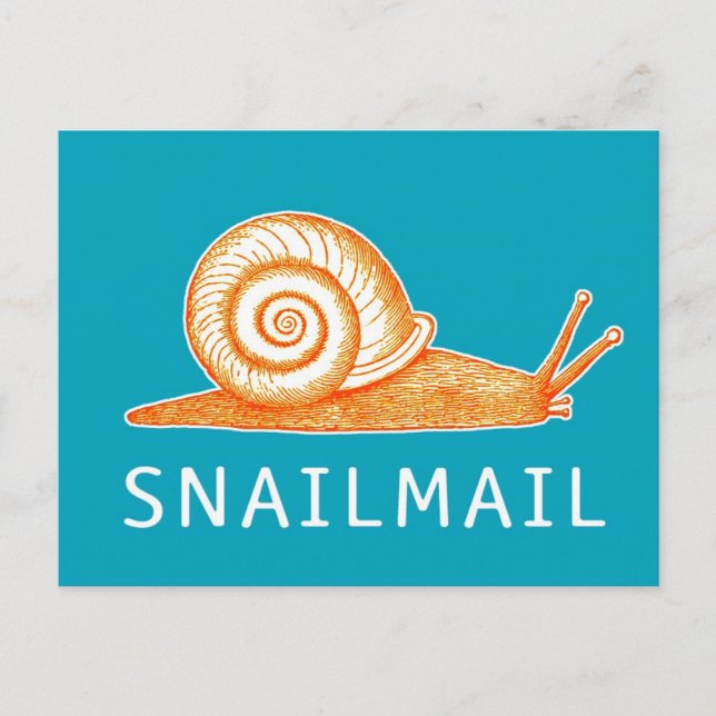 Postal de Snailmail (Anverso)