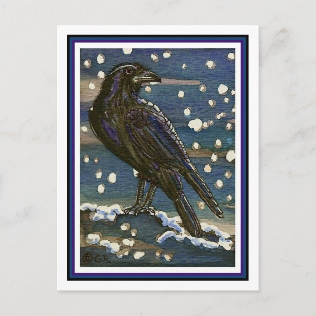 Postal de Snow Raven (Anverso)