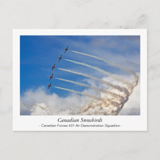 Postal de Snowbirds de Canadá