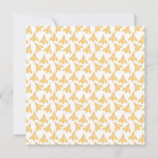 Postal de Snowdrop White Rain (Anverso)