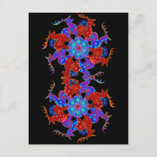 Postal de Snowflake para renos