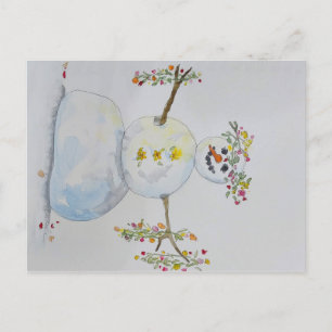postal de snowman