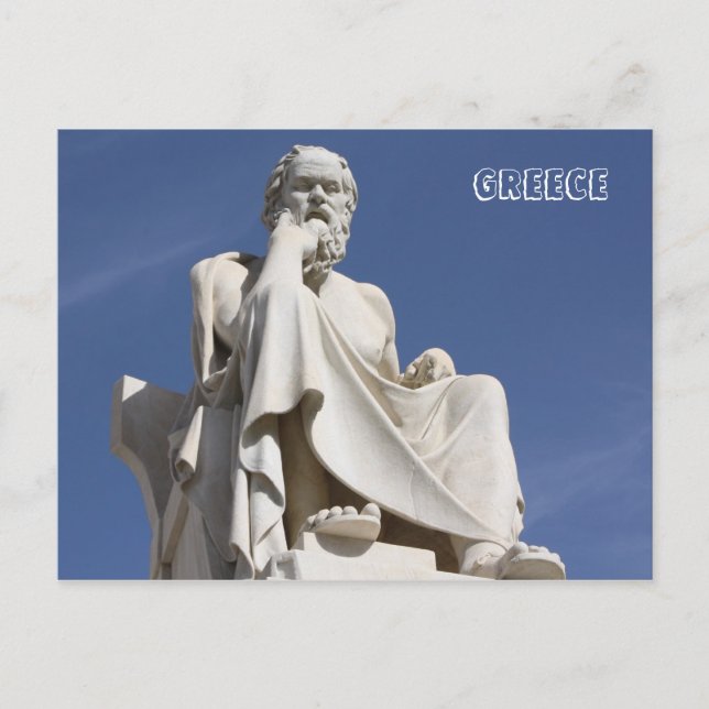 Postal de Sócrates de Grecia (Anverso)
