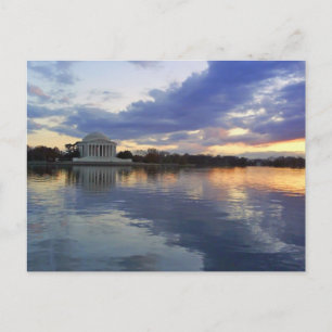 Postal de sol conmemorativa Jefferson