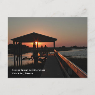 Postal de sol de Boathouse