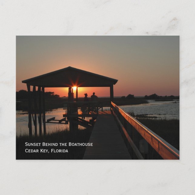 Postal de sol de Boathouse (Anverso)