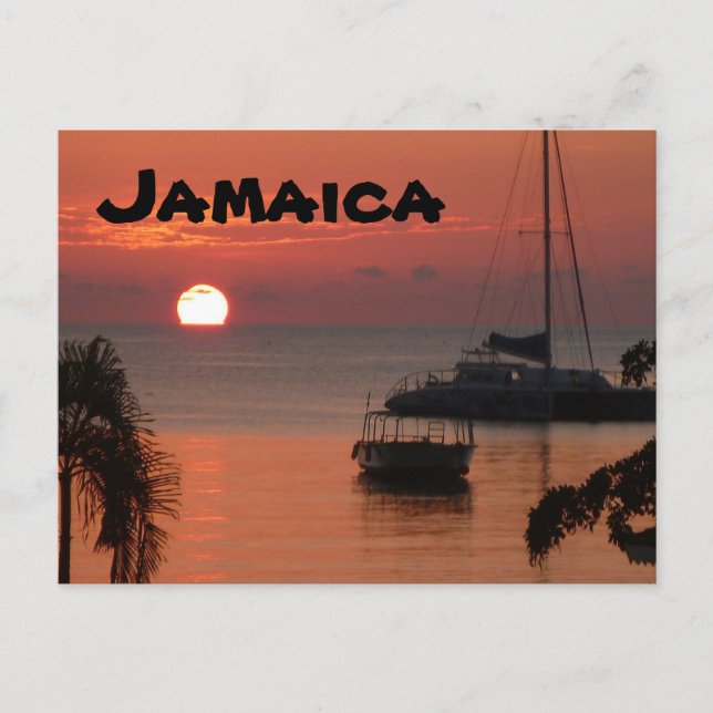 Postal de sol de Jamaica (Anverso)
