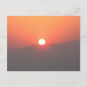 Postal de sol de Masada de Israel - Personalizada