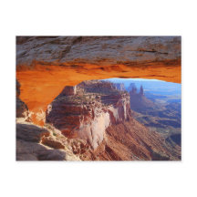 Postal de sol de Mesa Arch