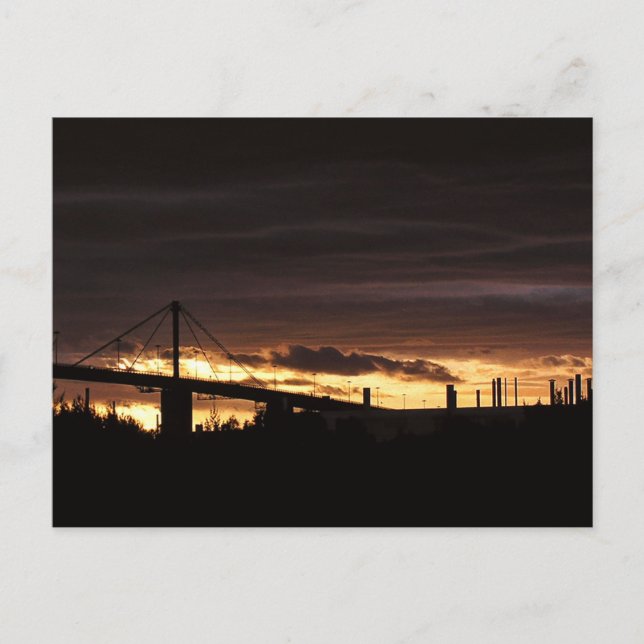 Postal de sol de puente Westgate (Anverso)