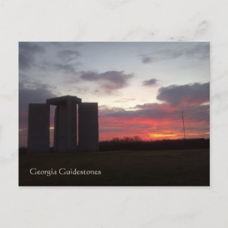 Postal de sol para Georgia Guidestone