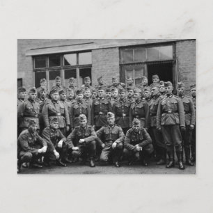 Postal de soldados de época