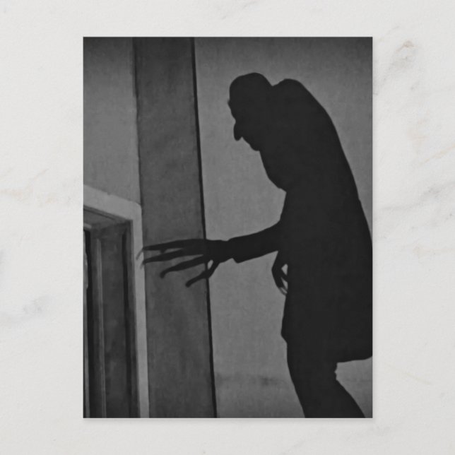 Postal de sombra de Nosferatu (Anverso)