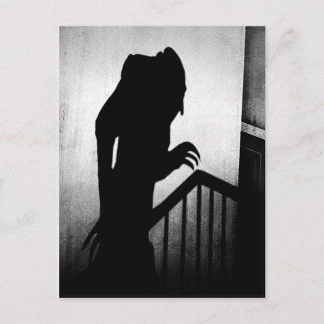 Postal de sombra de Nosferatu (Anverso)