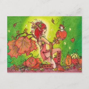 Postal de sorpresa de calabaza