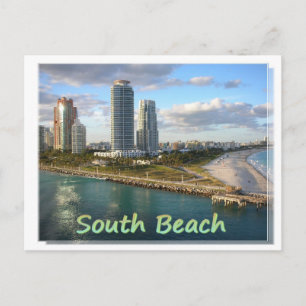 postal de South Beach Florida