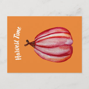 Postal de squash, arte de otoño