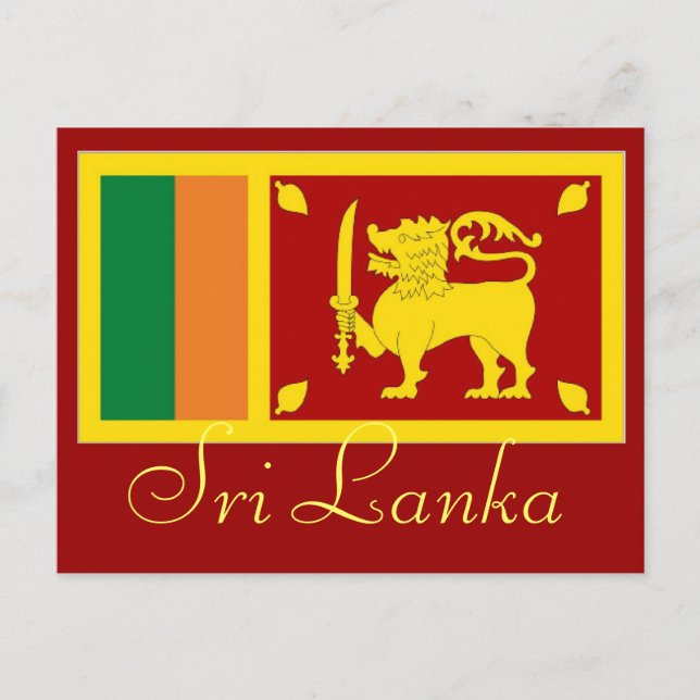 postal de Sri Lanka (Anverso)