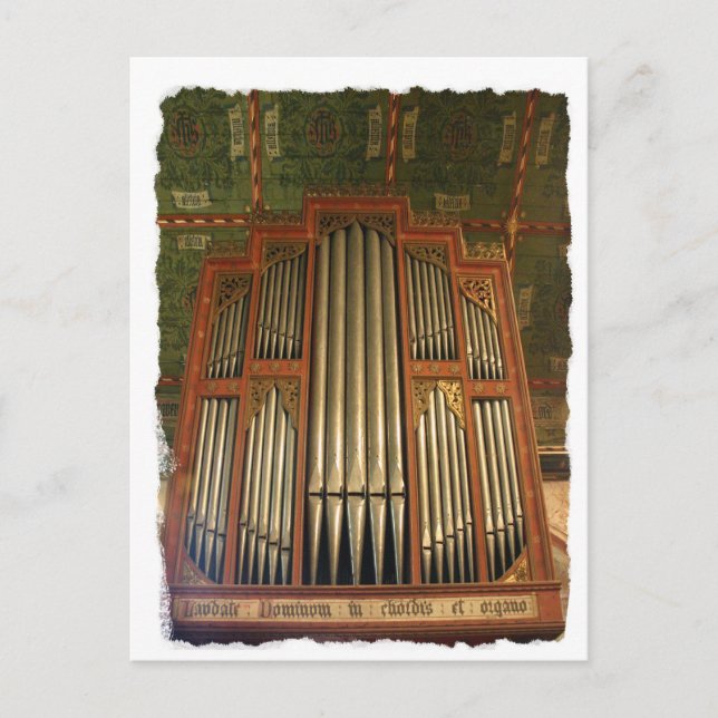 postal de St James, Kinnersley, Reino Unido (Anverso)