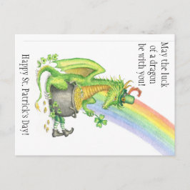 Postal de St. Patrick's Day Dragon