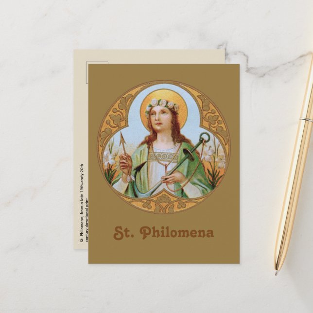 Postal de St. Philomena (BK 005) (Anverso/Reverso In Situ)